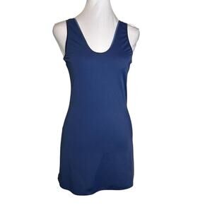 Lindsey Roscoe Farr West Tank Dress Womens Size S Blue Sports Motion Summer NWT
